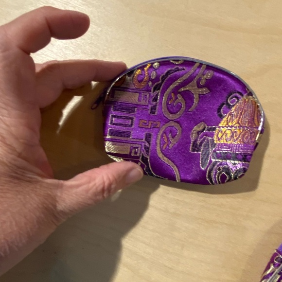 5 Purple Decorative zip pouches (LW) - Picture 5 of 9